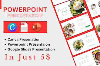 create modern powerpoint presentation and animated presentation