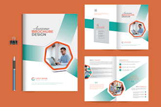 design brochure, company brochure, pdf brochure, digital brochure, bi fold