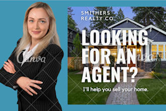 create canva designs for your real estate social media posts