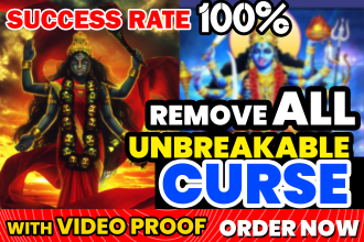 remove negative energy and break curse permanently