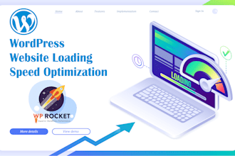 do wordpress speed optimization, install wp rocket, plugins