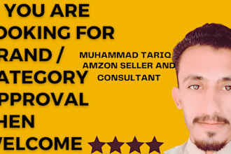 provide amazon brand approval and category approval service