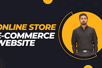 create a ecommerce website online store