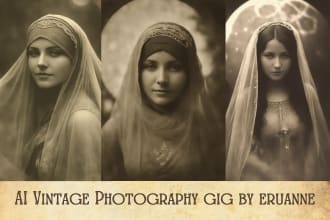 create vintage ai photography