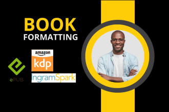 book formatting, layout design and typesetting