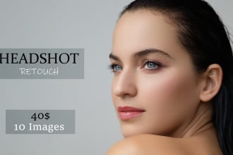 high end model portrait photo retouching fashion headshot