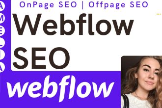 perform onpage technical SEO for webflow, wix with local citation