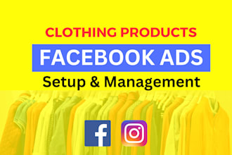 marketing and advertising clothing or facebook ads for clothing brand