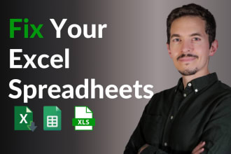 fix your excel or google spreadsheets