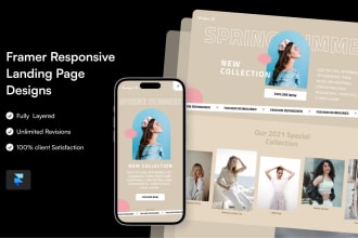 do amazing web designs in framer