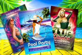 do summer, cruise, party, travel, tour, pool party,  beach flyers