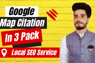 do 78,000 google maps citations for gmb ranking and local seo