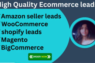 do ecommerce leads, amazon seller leads ,shopify leads