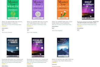 professionally publish your kindle, paperback, hardcover books on amazon KDP