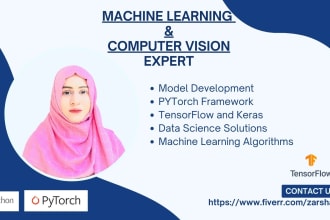 develop data science, machine learning and computer vision projects