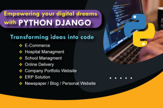 build powerful web apps as an expert python django developer