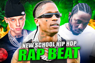 produce custom trap and drill rap beats in 24 hours