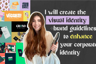 create the guideline and visual identity for your brand