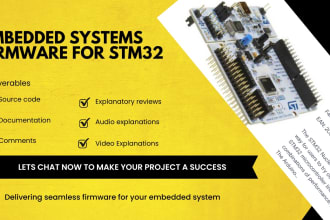write embedded c firmware for your stm32 microcontroller