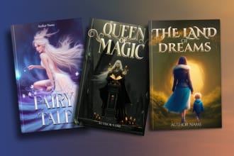 design book cover, book cover design, fantasy book cover with free source file