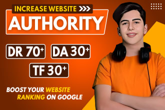 increase domain rating moz da majestic tf with SEO backlinks