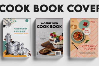 do unique cookbook cover, cookbook kindle, paperback cover