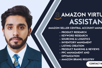 be your professional amazon fba virtual assistant and ppc expert to boost sales