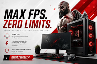 optimize, tweak, fix, overclock your pc for gaming, streaming fortnite,warzone