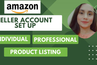 set up amazon seller account, individual and professional