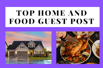 do home improvement, guest post, food guest post, home guest post,