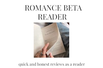 beta read your romance book