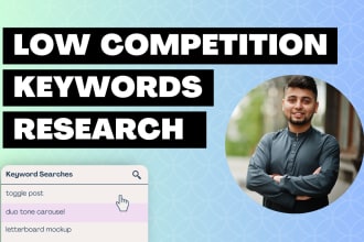 give profitable and low competition keywords to rank your site easily