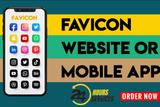 design attractive favicon for you in 24h