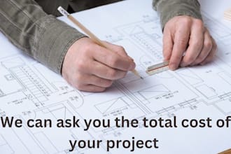 material take off, construction cost estimation for all types of buildings
