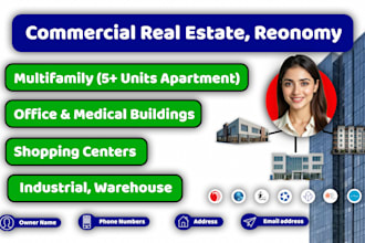 do skip tracing, reonomy research for commercial real estate