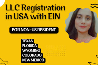 register US llc and ein for non residents
