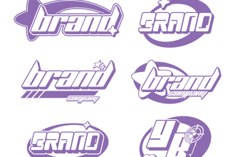 create y2k clothing logo type for your brand
