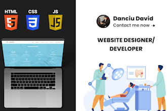 develop a custom website for your dental clinic
