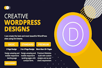 design and develop responsive wordpress sites using divi