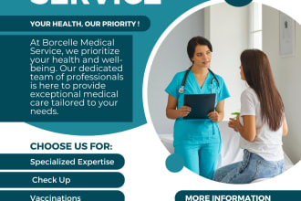 do design health flyers, posters, educational flyers