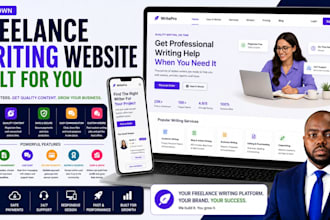develop a freelance writing or a content management website for you