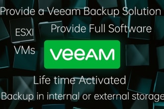provide and create a backup solution for the vmware infra
