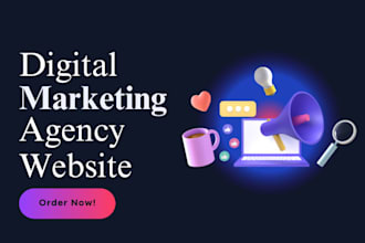 create digital marketing agency website