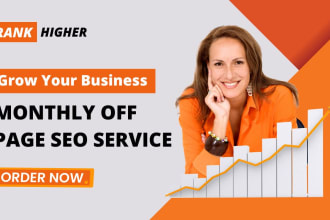 provide monthly SEO service all in one package