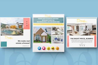 craft custom social media posts for your real estate business