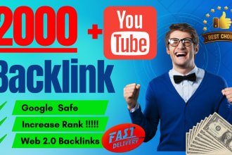 optimize your youtube video SEO with high quality backlinks for ranking