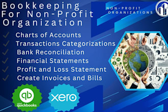 do nonprofit bookkeeping in quickbooks online and xero