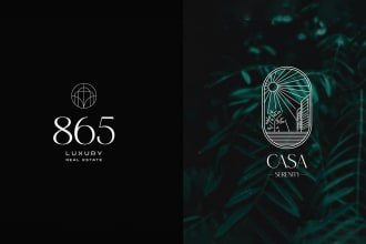 design a logo for your villa, hotel, or restaurant