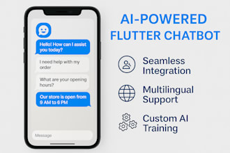 flutter ai chatbot integration for android ios web apps