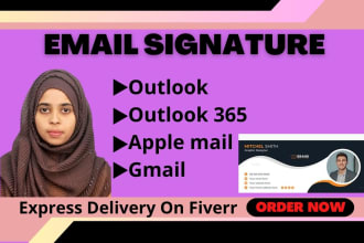 make clickable html email signature for gmail and outlook etc